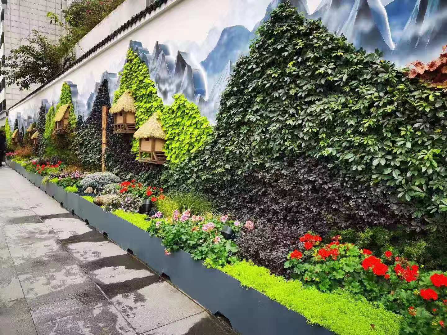 新概念立体绿化植物墙